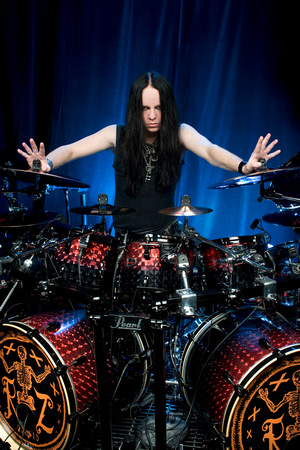 Joey Jordison photographed in North Hollywood.